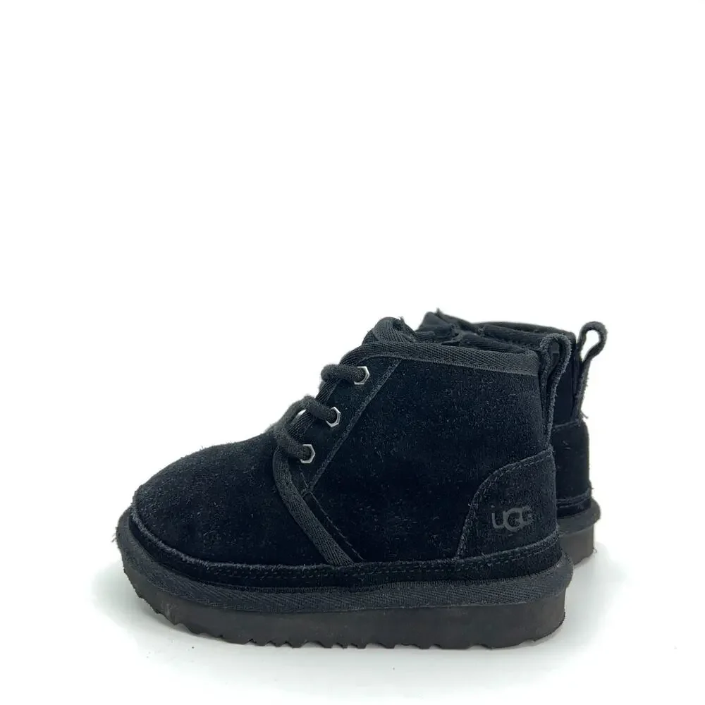 UGG Neumel II Boot Kids US 9 Black Suede Chukka